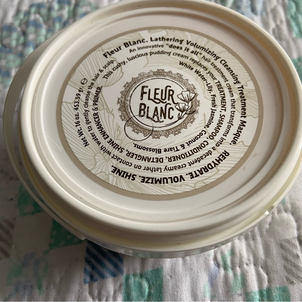 Tweak’d by Nature Fleur Blanc lathering cleansing treatment masque